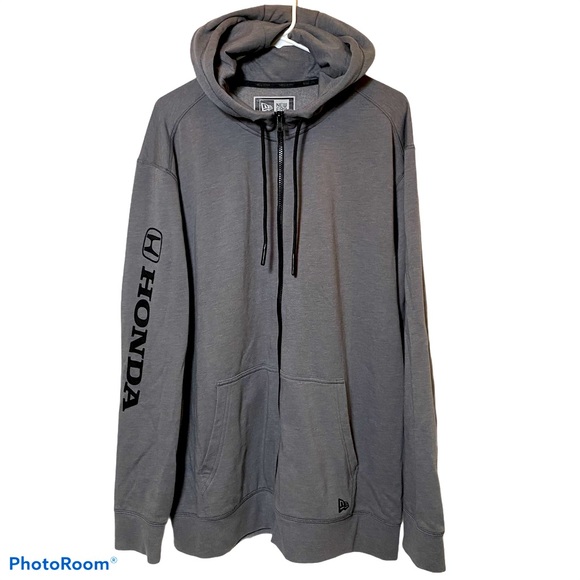 New Era Other - New Era Heavyweight Hooded Hoodie HONDA on sleeve